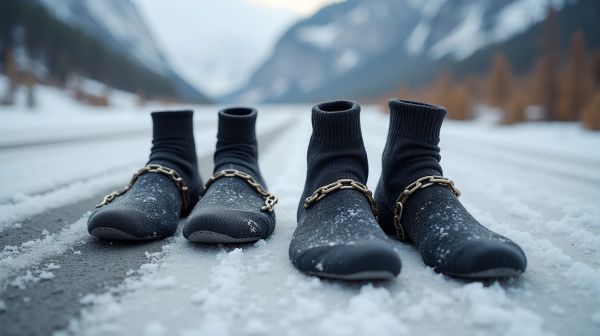 Top conseils pour opter entre chaînes et chaussettes 205/70 r15